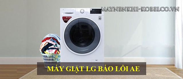 Máy giặt LG báo lỗi AE - Mất nguồn điện