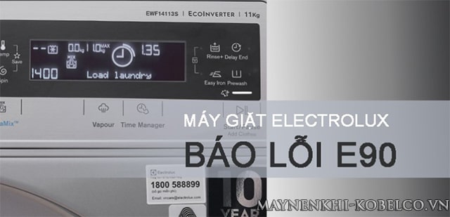 Máy giặt Electrolux báo lỗi E90 