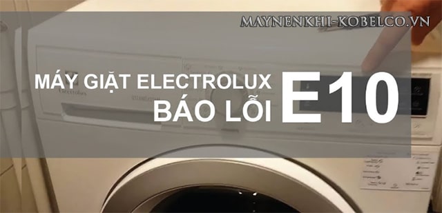 Máy giặt Electrolux báo lỗi E10