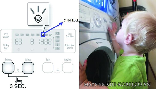 Máy giặt Panasonic báo lỗi CL