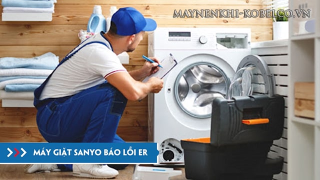 Máy giặt Sanyo lỗi ER: Hư cảm biến mực nước