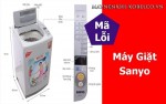 Máy giặt Sanyo báo lỗi E1, EA, EC, U3,... và cách khắc phục 