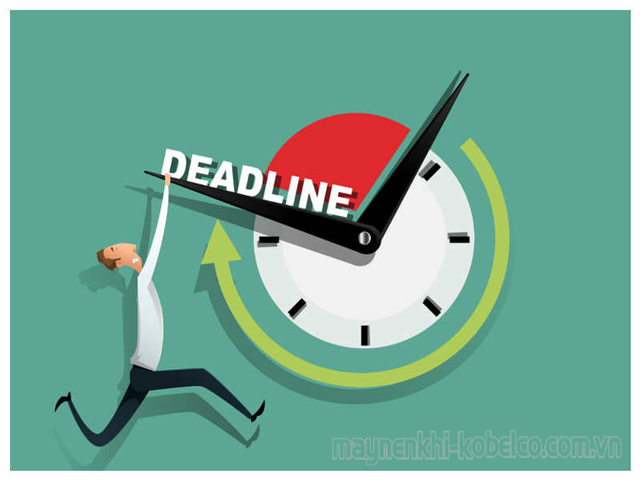 Dù không bị gò bó về thời gian thì bạn cũng nên hoàn thành đúng deadline